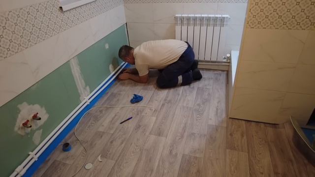 #109 Ремонт в ванной комнате подходит к концу/Теплые зимние денечки/Ура! Купили компостер. смотреть онлайн