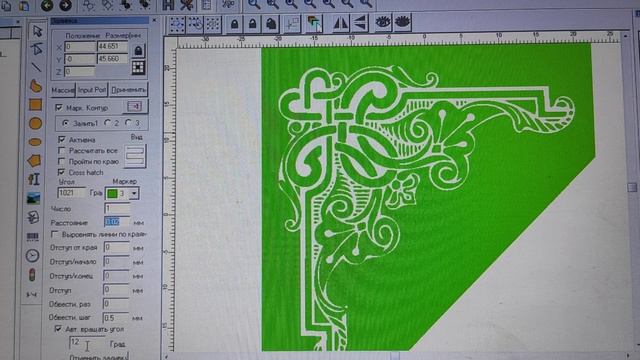 Глубокая гравировка лазером. Клише для тиснения кожи Лазерный станок смотреть онлайн