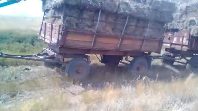 80ка с двумя прицепами в гору! смотреть онлайн