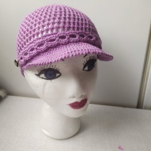 КОЗЫРЕК КРЮЧКОМ К КЕПКЕ.МАСТЕР-КЛАСС .