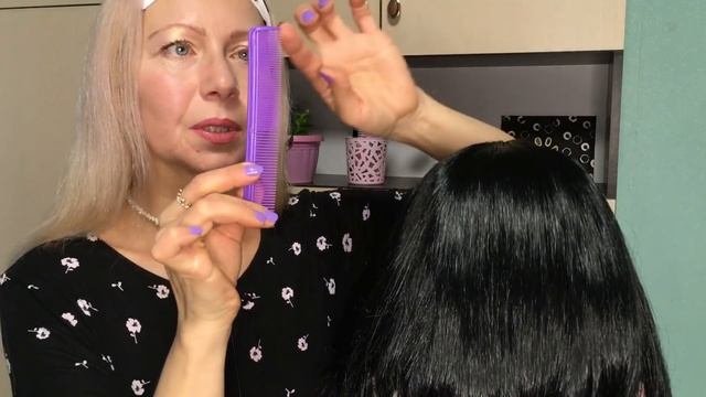 АСМР.Расчёсывание волос .Лёгкий массаж.Шёпот. смотреть онлайн