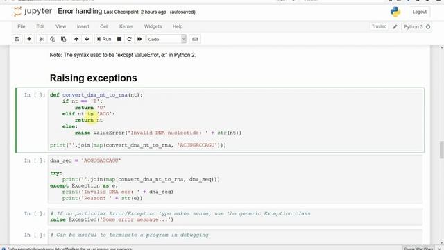 Quantitative Biological Research with Python - Lesson 5, TA 1/3 - Sequence Alignment, Error Handlin смотреть онлайн