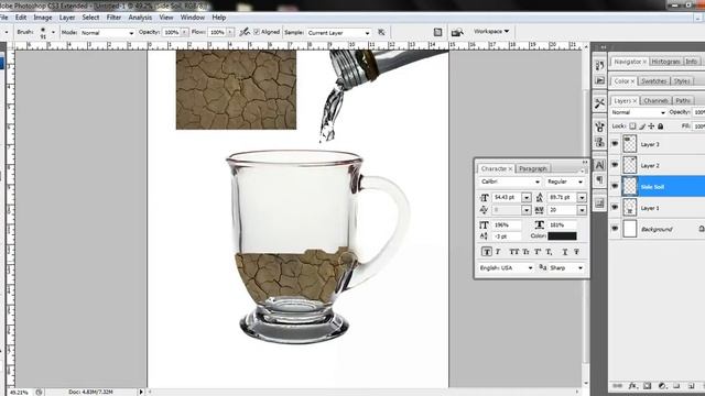 Photoshop CS3 Tutorial : Poster смотреть онлайн