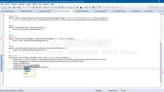 Spring Security JWT Authentication With Angular Part - I смотреть онлайн