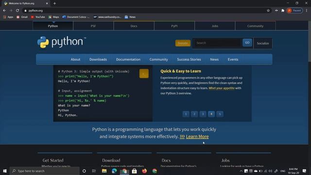 1. Installing and quick history of Python смотреть онлайн
