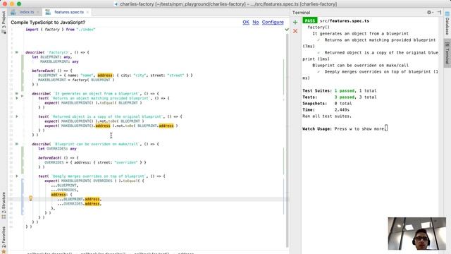 Typescript TDD - Part 4 Adding the second feature to our NPM library смотреть онлайн