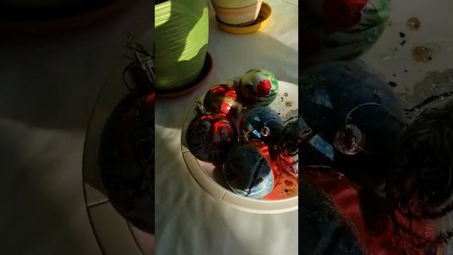 коллекционные шары с ручной росписью, авторский рисунок смотреть онлайн