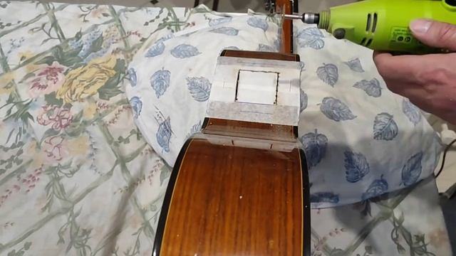 установка преампа Guitto ggp-04 готовлю гнездо. смотреть онлайн
