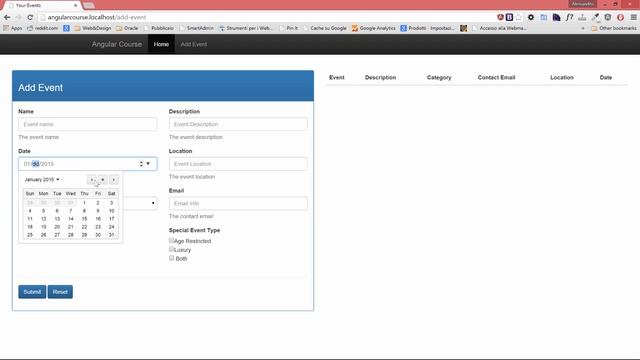 04 Forms in AngularJS - 013 Exploring the input date directive смотреть онлайн