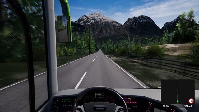 [Fernbus Simulator] Обзор DLC Австрия/Швейцария