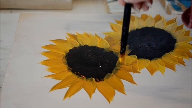 Painting Sunflowers Simple And Fun