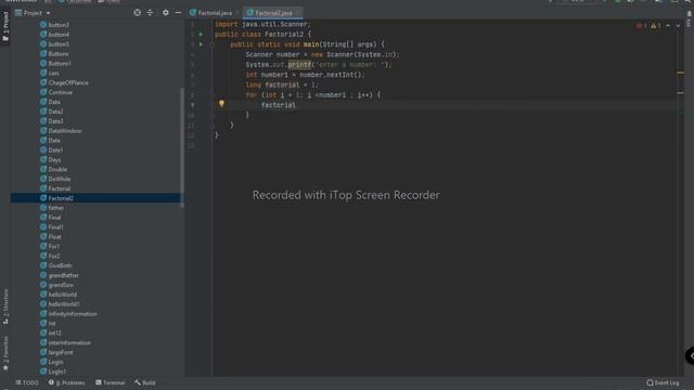 bio-server: java programming - factorial 2 ☣ смотреть онлайн
