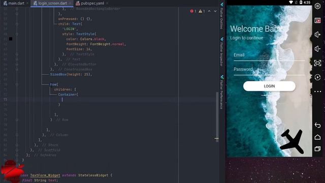 Flutter UI Design - Travel Registration form | Part 2 смотреть онлайн