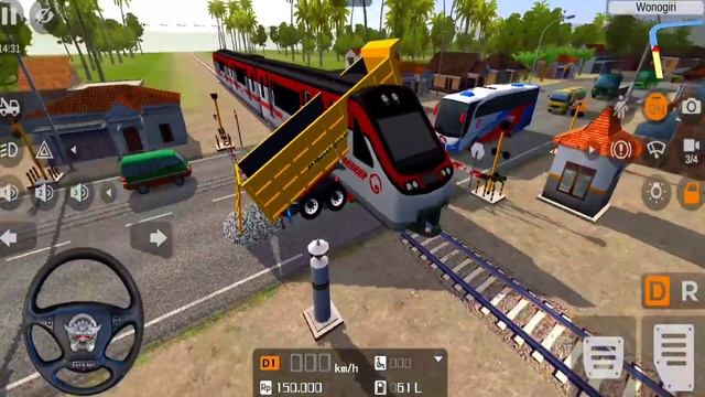 Mitsubishi Fuso Dump Truck#49 - Bus Simulator Indonesia Mod - Android Gameplay