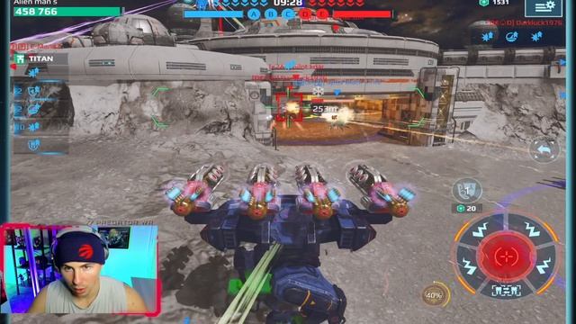 SAVAGE Nucleon Behemoth Melting Mars Bots... Real Mars Destroyer - Jacked Up | War Robots смотреть онлайн