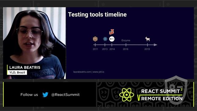 BDD & TDD in React – Laura Beatris, React Summit Remote Edition 2021 смотреть онлайн
