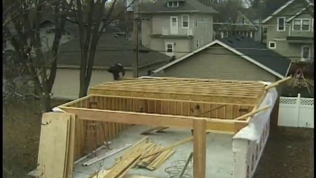 Garage Construction Time Lapse смотреть онлайн