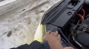 Nissan Leaf зе1 зима регулировка фар ￼