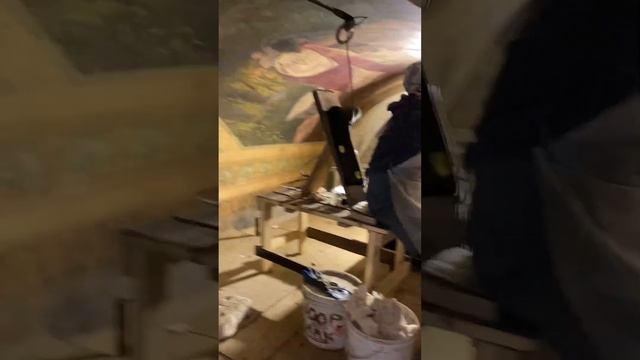 О ходе реставрационных работ в Тихвинском храме по состоянию на 24 01 2023г смотреть онлайн