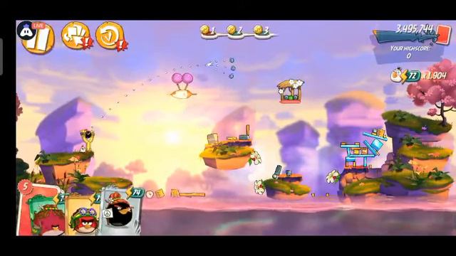 [English] Angry Birds 2 : 👍 stream | Playing Solo | Streaming with Turnip смотреть онлайн