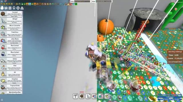 We Destroy Stick Bug And Almost Break The Server In Roblox Bee Swarm Simulator смотреть онлайн