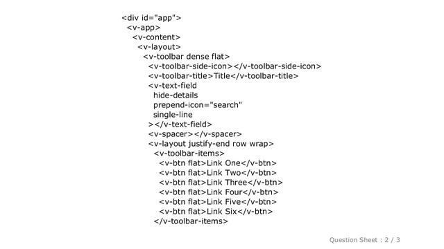 HTML : Vuetify multi-line v-toolbar-items on smaller breakpoints смотреть онлайн