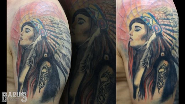 Индианка (зажившая татуировка) смотреть онлайн