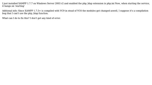 DevOps & SysAdmins: Apache wont start with php:ldap смотреть онлайн