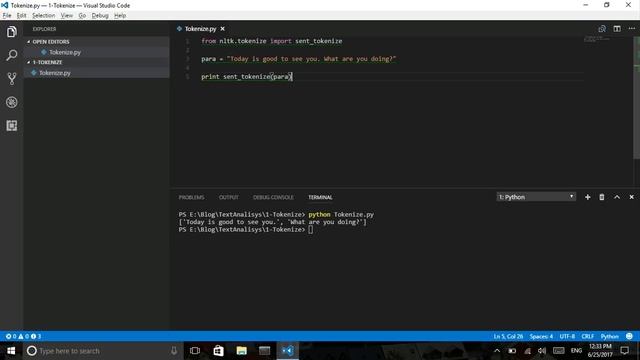 NLTK Tokenizing y Python смотреть онлайн