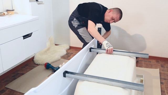 Установка ножек на ванну Стандарт смотреть онлайн