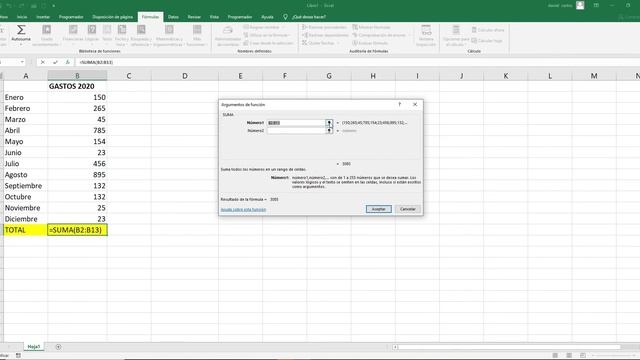 CURSO DE EXCEL BASICO CAPITULO 15 INSERTAR FUNCIONES смотреть онлайн