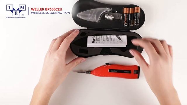 WELLER BP650CEU - Soldering iron wireless with htg elem - UNBOXING смотреть онлайн