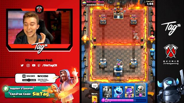 MIRROR PRINCE CYCLE in CLASH ROYALE?! 😱 смотреть онлайн