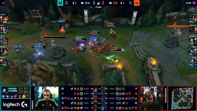 Vitality vs EXCEL @ LEC Summer 2022 | W6D1 смотреть онлайн