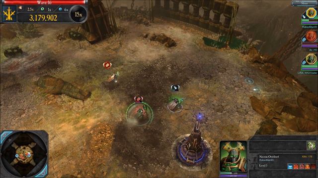 Dawn of war II - Retribution The last stand - Necron Overlord Gameplay смотреть онлайн