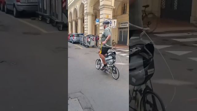 странный велосипед)))