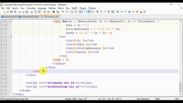 #17 Circle Chart || PHP in Tamil смотреть онлайн
