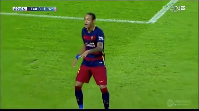 Танец Неймара после гола в ворота Rayo Vallecano смотреть онлайн