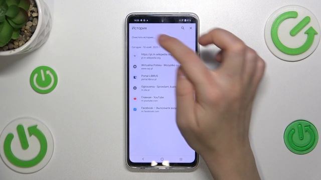Как очистить историю браузера на телефоне Vivo Y36 - Удаление истории поиска на Vivo Y36
