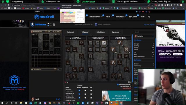 D2R Last Minute Ladder Prep: Terror Zones, DClone & More смотреть онлайн