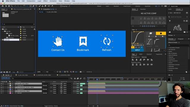 Lottie Interactive Navigation Icons from design to development смотреть онлайн