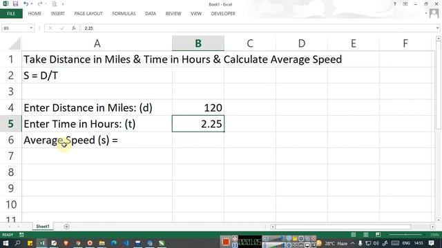 Python program to calculate and find the Speed through time taken and distance travelled. смотреть онлайн