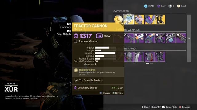 Tractor Cannon Exotic Weapon & Catalyst – Destiny 2 смотреть онлайн