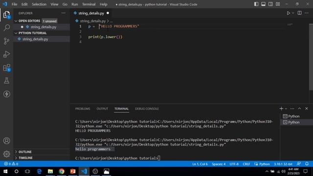 Python Bangla Tutorials 36 : String Details смотреть онлайн