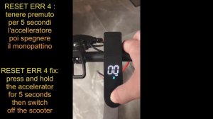 fix error 3 e 4 xiaomi scooter