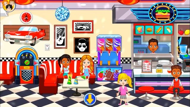 Как мы начинаем играть в новую игру MY CITY ОФИС MY TOWN #1 смотреть онлайн