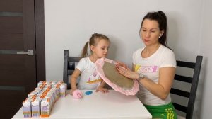 София и ТОРТ в детский САД / ТОРТ из СОКОВ и БАРНИ / DIY торт СВОИМИ РУКАМИ