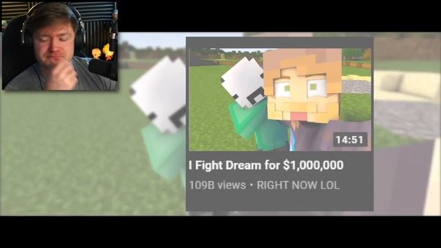 MrBeast vs Dream the MINECRAFT FIGHT! ($1,000,000) смотреть онлайн