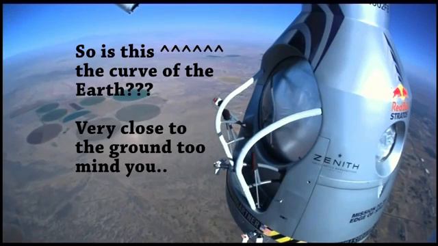 flat earth -skydive by Felix Baumgartner смотреть онлайн
