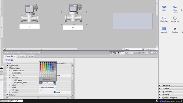WinCC Unified V16 Faceplate: Part 5/9, use the property interface for color change смотреть онлайн